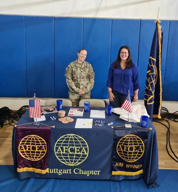 Chapter board members attend the Kelley Tech Expo in July.