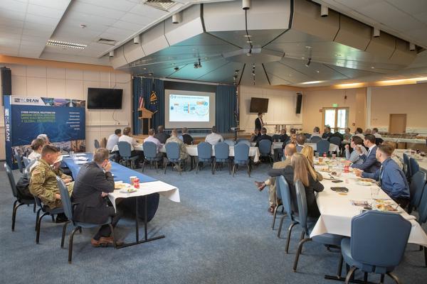 The chapter's April luncheon at the Community Club brings together representatives from the various organizations in the Stuttgart military community as well as representatives from AFCEA International.