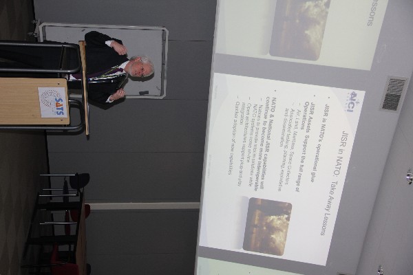 Ross presents on developments in NATO in the area of JISR at the January luncheon. 