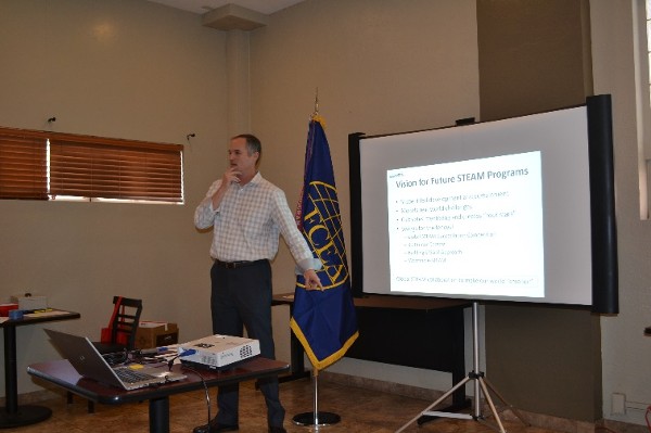 Col. Jones shares insights gained during his military and corporate careers during the April chapter meeting.