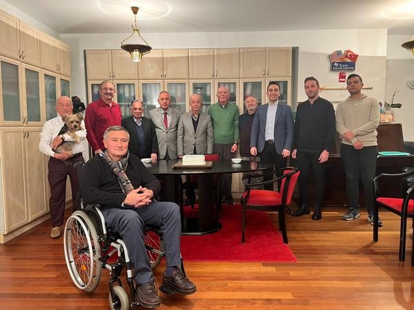 Members celebrate the chapter's 33rd anniversary at a cocktail party in November.