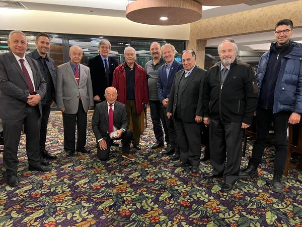 Members pause for a photo of all attending the 34th anniversary celebration in November.
