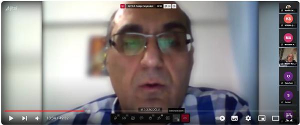 In February, M. Tuncay Gencoglu, associate professor, Firat University, presents during the chapter's webinar.