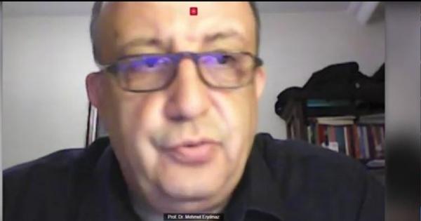Mehmet Eryilmaz, MD, professor of surgery, Sağlık Bilimleri Üniversitesi, presents during the webinar.
