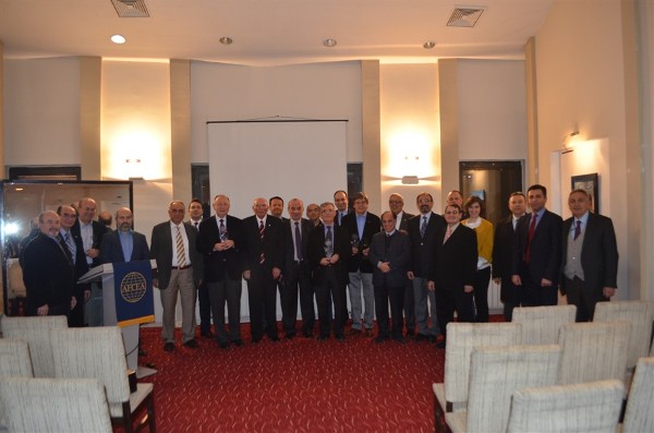 These chapter members participated in the 25th anniversary celebration in December.