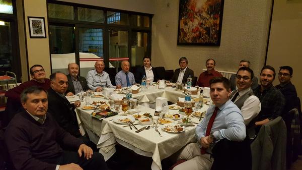In March, chapter members gather for a spring meeting and dinner.