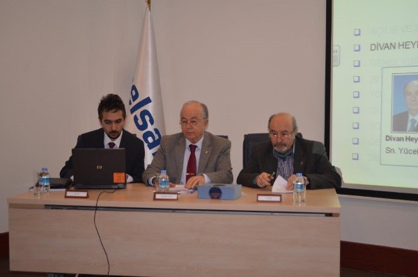 Chapter officers unanimously elected at the January general board meeting are (l-r) Yucel Orkut Aktas, Col. Erdogan Ezbiderli, TUA (Ret.) and Lt. Col. Yucel Kuru, TUA (Ret.).