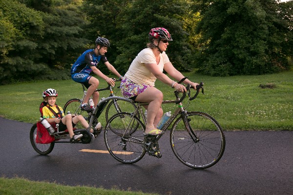 Cyclists gear up for a 30-mile trip to raise funds for scholarships and grants in June. 