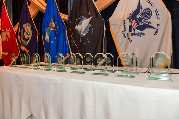 The awards await the recipients at May's 17th Annual Military IT and Cyber Awards event.