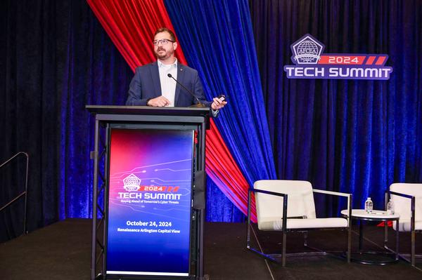 In October, David Larrimore, executive director, Chief Technology Officer Directorate, Department of Homeland Security Office of the Chief Information Officer, gives the afternoon keynote.