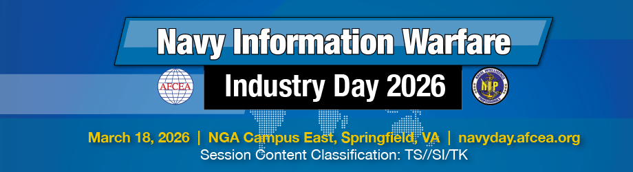 2026 Navy Information Warfare Industry Day Full Info Banner