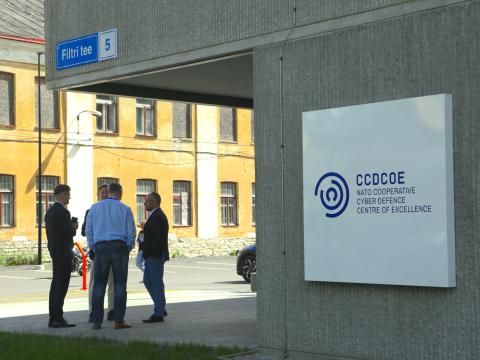 The NATO Cooperative Cyber Defence Center of Excellence has moved to a new building in a former military base to accommodate specialists from a growing number of member nations. Photo credit: Diego Laje