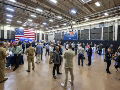 The U.S. Naval Research Laboratory’s Innovation Day for Industry was held in the Laboratory for Autonomous Systems Research in Washington, D.C., in May. Credit: Sarah Peterson, U.S. Navy