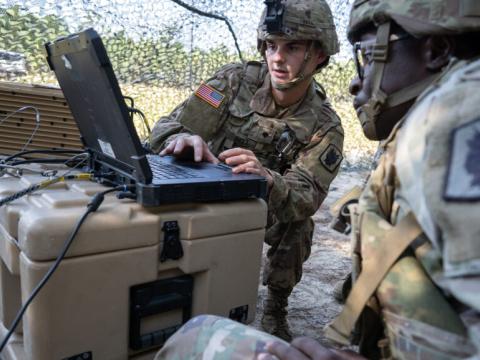 The U.S. military faces some challenges to deploying with communications infrastructure but can improve the capability, according to Maj. Gen. Jan Morris, commander, 335th Signal Command (Theater).