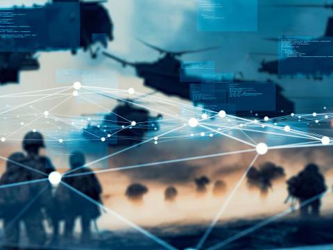 Officials manage communications during battle. Technological improvements, using AI and satellites, will address obstacles in connectivity and communication capabilities. Photo credit: metamorworks-stock.adobe.com