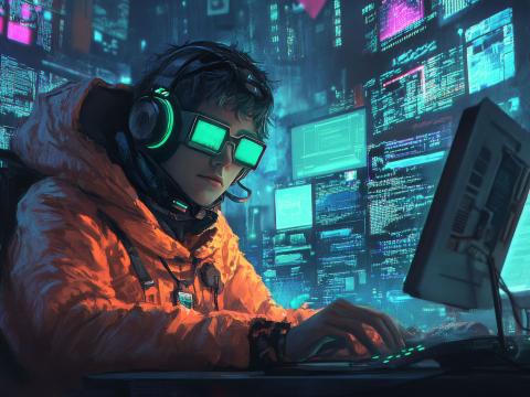 White hat hackers play a huge role in national security. Credit: Nijat-stock.adobe.com generated with AI