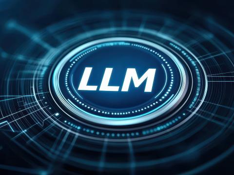 The Army Enterprise LLM Workspace has proven helpful on and off the battlefield. Futuristic digital representation of LLM technology by Gibster-stock.adobe.com generated with AI.