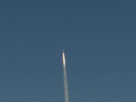 The Missile Defense Agency (MDA) in June conducted FTX-26a, a flight test of an air launched target over the northern Pacific Ocean, with the Clear Space Force Station, Alaska, tracking the missile. The Space Force, along with the Space Development Agency and the MDA, are working closely to provide sophisticated and resilient missile warning and tracking of advanced threats. Photograph courtesy of the Missile Defense Agency
