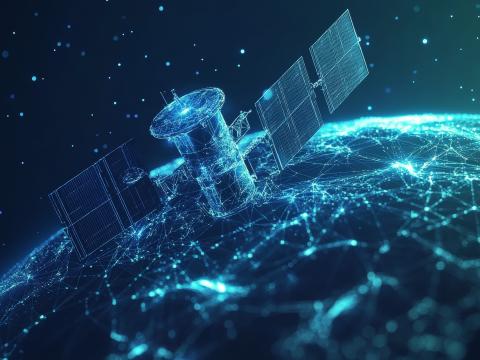 The TREx service connects satellite operations centers to commercial and government-owned antennas. Credit: Best_Seller-stock.adobe.com generated with AI