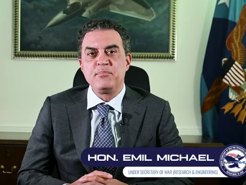 Under Secretary of War for Research and Engineering Emil Michael announces six critical technology areas for U.S. defense. Credit: Office of the Under Secretary of War for Research and Engineering's LinkedIn