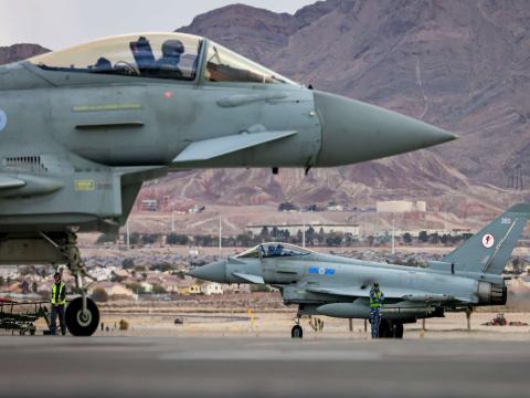 The United Kingdom Royal Air Force’s participation with the Royal Australian Air Force and the United States’ Air Force in exercises such as Bamboo Eagle is increasing the integration levels of fighters and systems, which is needed for the near-peer environment. Photo courtesy of the U.K. Royal Air Force