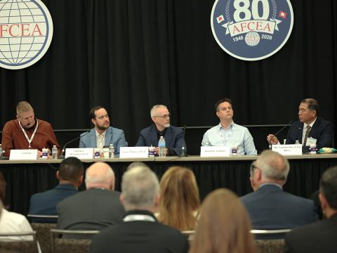 Cyber experts discuss post-quantum cryptography at TechNet Cyber 2026 in Baltimore. Credit: Pure Light Images