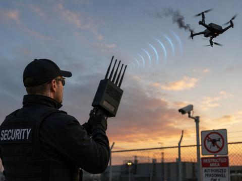 The Department of Homeland Security Science and Technology Directorate has reorganized laboratories and centers of excellence to strengthen their alignment to critical mission areas, including unmanned systems, counter-unmanned aerial systems, biometrics and digital identity. Credit:  Adobe Stock/Evdoha generated with AI
