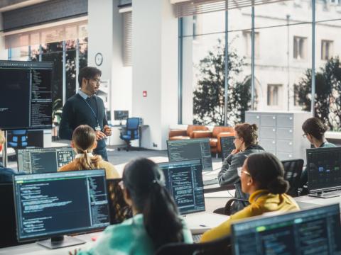 An award from the National Science Foundation will fund a program for students before they enter the workforce, training them to identify security risks found in AI-generated code. Credit: Gorodenkoff-stock.adobe.com