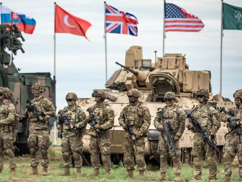 U.S. soldiers participate in the distinguished-visitors day as part of Griffin Shock 23 held in Poland in May 2023. Credit: U.S. Army National Guard photo by Staff Sgt. Agustín Montañez
