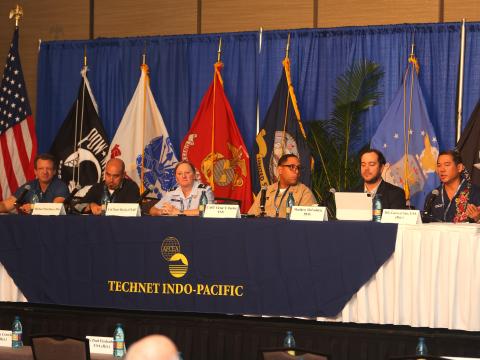 Military and industry leaders discuss the Pentagon's post-quantum cryptography migration plans and milestones at TechNet Indo-Pacific 2026. Credit: Artistic Mindz Photography 