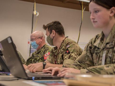 Improving the Army’s ability to secure and synchronize data in the tactical space includes initial data ingress of nonstandard formats such as text, chat and enterprise proprietary data formats. U.S. Army Photo