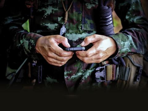Social media users have become unwitting warriors in information warfare. Credit: tong patong/Shutterstock