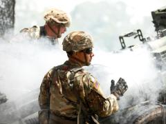 Arkansas National Guard soldiers from the 1st Battalion, 206th Field Artillery Regiment conduct training with the M777 Howitzer during annual training on Fort Chaffee in June. The Army has a plan, yet to be disclosed, to replace the Howitzers. Credit: Pfc. Savannah Smith