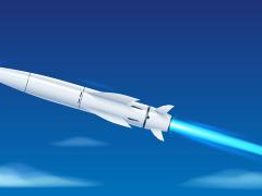 DARPA's next phase of hypersonics missile research is looking at air-breathing engine throttle considerations. Credit: Shutterstock/MOSQUITO_vector