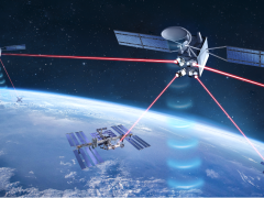The company's relay satellites in mid earth orbit use optical intersatellite links for real-time access to remote sensing data.