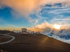 Stood up in May, the U.S. Space Force’s new 15th Space Surveillance Squadron has the unique dual mission of operating the Maui Space Surveillance Complex, which sits at 10,023 feet atop Maui’s Mt. Haleakala, as well as conducting space domain awareness research and development. Credit: BikeMaui