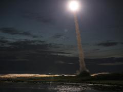 Soldiers assigned from the U.S. Army launch rockets as part of their training. Credit: Maj. Joe Bush, U.S. Army