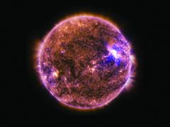 NASA’s Solar Dynamics Observatory, which watches the sun constantly, captured a 2015 solar flare, Holly Zell reported. Credit: NASA/SDO/Holly Zell