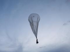 A Thunderhead High-Altitude Balloon System, launched by U.S. Army Pacific Soldiers, takes flight during Balikatan 22 on Fort Magsaysay, Nueva Ecija, Philippines, in April. Balikatan is an annual exercise between the Armed Forces of the Philippines and U.S. military designed to strengthen bilateral interoperability, capabilities, trust, and cooperation built over decades of shared experiences. Credit: Spc. Darbi Colson/DVIDS