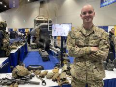 CPO Nicholas Cataldo, USGC, performed CPR on attendee at WEST 2023 on February 15, 2023. Photo by Sandra Jontz