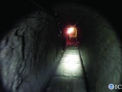 Authorities discover a drug-smuggling tunnel at the San Diego Otay Mesa Industrial Park in 2013. The passageway was linked to Tijuana, Mexico, and was equipped with electricity, ventilation and a rail system. Credit: Paul Caffrey, U.S. Immigration and Customs Enforcement