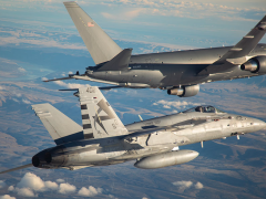 The Air Force unveiled a new program to field tanker aircraft and systems designed to operate in a near-peer environment, which may mean a move away from the KC-46A Pegasus. Photo courtesy of Boeing