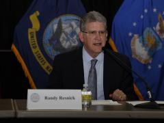 Randy Resnick, director, Zero Trust Portfolio Management Office, Office of the Department of Defense Chief Information Officer, discusses the department’s zero-trust work during TechNet Cyber 2023. Credit: Michael Carpenter