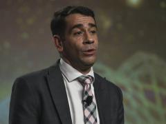 Leonel Garciga, pictured here in December 2021 at the the Defense Intelligence Agency’s annual DoDIIS conference. Credit: Myles Scrinopskie/DIA