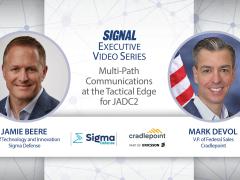 Two companies specializing in varying solutions have joined forces to address the multi-path communication systems for the U.S. government. These solutions, provided by Sigma Defense and Cradlepoint, gather information from multiple points in a secure, agnostic system and then disseminate them to the right people. Learn more in this Executive Video.