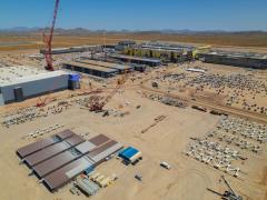 An aerial view of the TSMC plant under construction in North Phoenix, Arizona. Credit: Wirestock Creators/Shutterstock