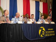 Military officials from the United States and Australia seek technical and operational synchronicity for assured command and control in the Indo-Pacific region. Credit: Artistic Mindz Photography