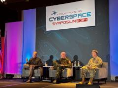 Leaders at the AFCEA Rocky Mountain Cyberspace Symposium discuss the difficulties of information sharing across different networks with allies and partners.