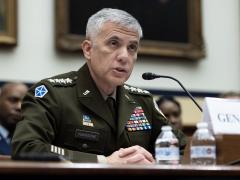 Army Gen. Paul Nakasone, commander of U.S. Cyber Command, testified before the House Armed Services Committee in Washington in 2023. Credit: EJ Hersom, Department of Defense.