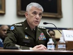 Army Gen. Paul Nakasone, commander of U.S. Cyber Command, testified before the House Armed Services Committee in Washington in 2023. Credit: EJ Hersom, Department of Defense.